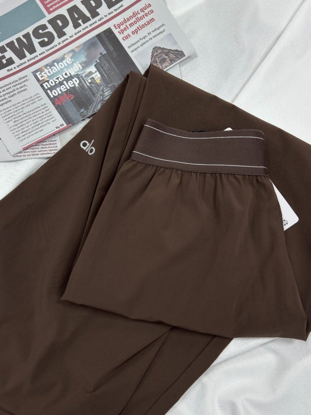 Espresso Coffee👜ALO Yoga Wide-Leg Pants (Regular 30" inseam)🤎NWT - Picture 7 of 7